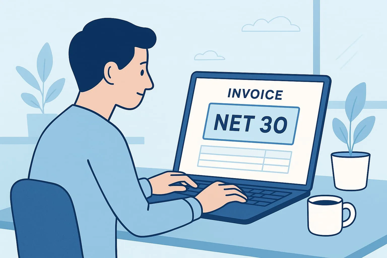 What Net 30 means on an invoice